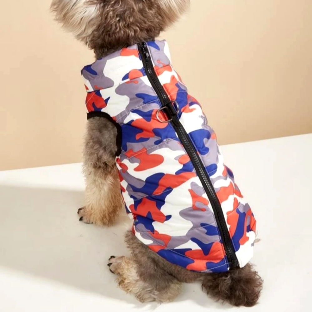 Camo Pattern Pet Coat